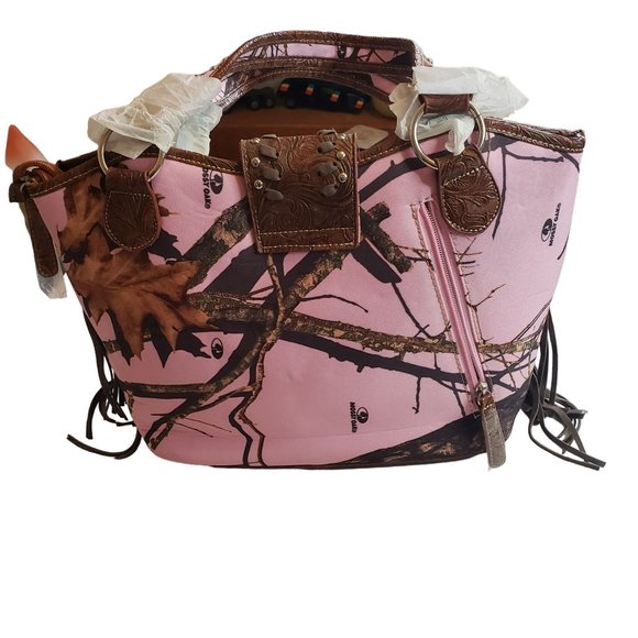 Jesse James Bags Jesse James Concealed Carry Purse Pink Camouflage Handbag Fringed Poshmark